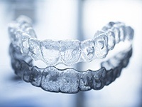 Clear Invisalign tray