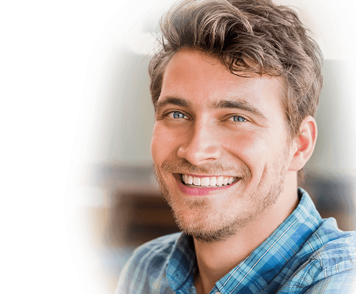 Young man with attractive smile